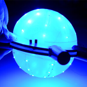 Inflatable spherical LED array