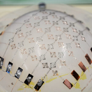 Inflatable hemispherical touchpad