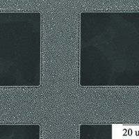 SEM image of patterned Si nanowires